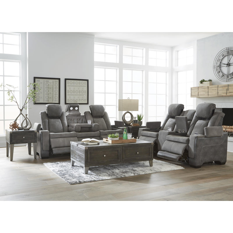 Signature Design by Ashley Next-Gen DuraPella Power Reclining Leather Look Loveseat 2200418 IMAGE 12