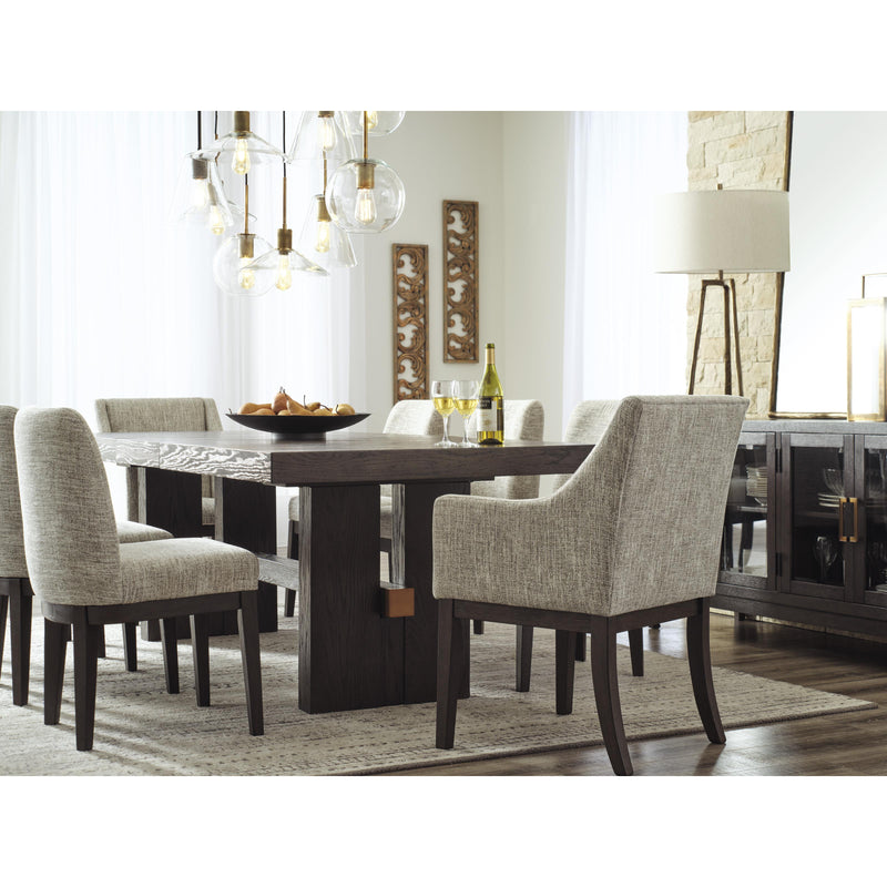 Signature Design by Ashley Burkhaus Dining Table with Trestle Base D984-45 IMAGE 14