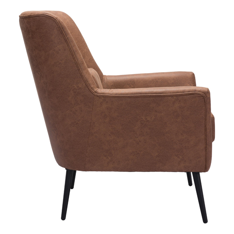 Zuo Ontario 109049 Accent Chair - Vintage Brown IMAGE 2