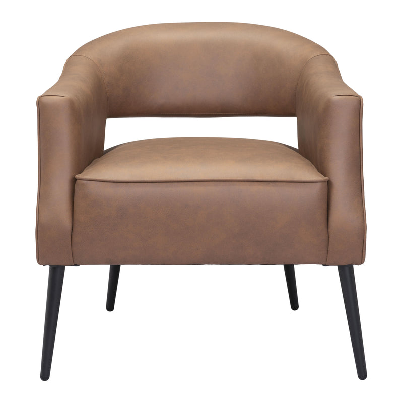 Zuo Berkeley 109051 Accent Chair - Vintage Brown IMAGE 3