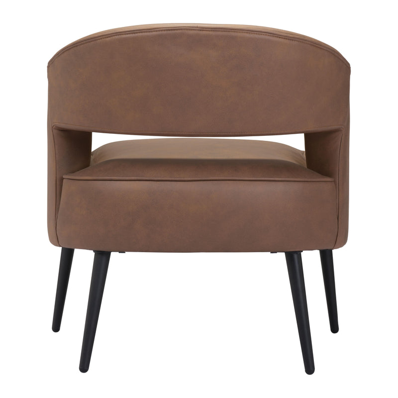 Zuo Berkeley 109051 Accent Chair - Vintage Brown IMAGE 4