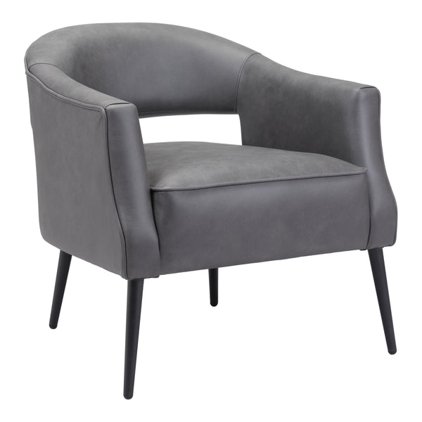 Zuo Berkeley 109052 Accent Chair - Vintage Grey IMAGE 1