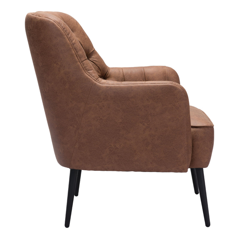 Zuo Tasmania 109053 Accent Chair - Vintage Brown IMAGE 2