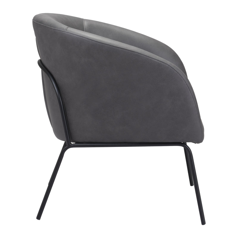 Zuo 109056 Quinten Accent Chair - Vintage Gray IMAGE 2