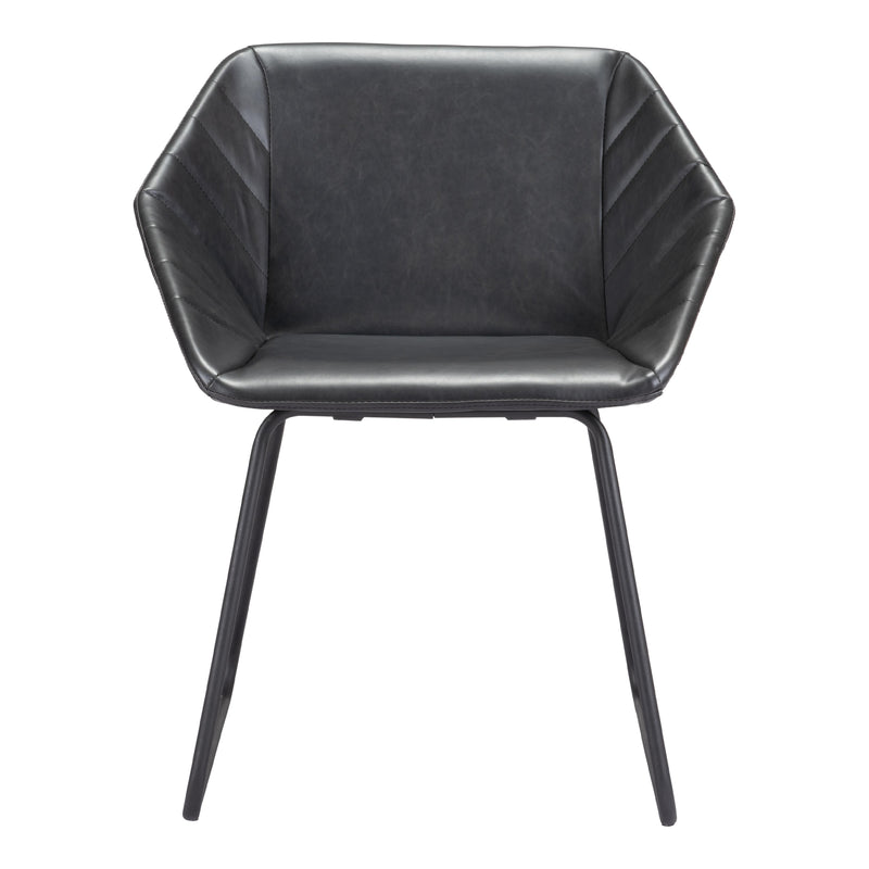 Zuo Miguel 109234 Dining Chair - Black IMAGE 3