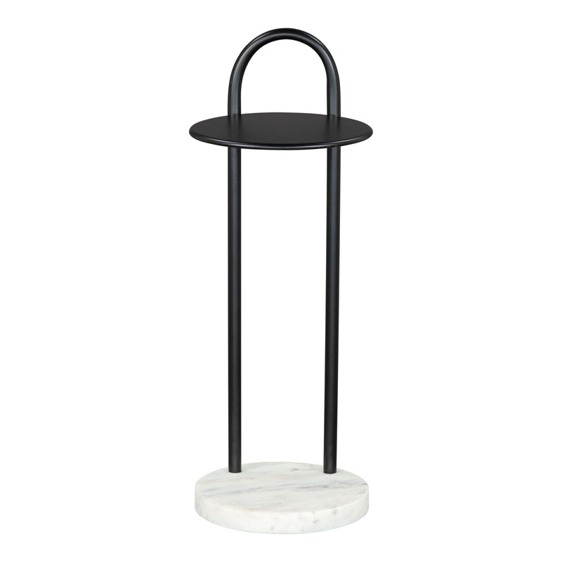 Zuo Christian 109356 Side Table - Black & White IMAGE 2