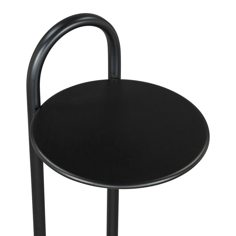 Zuo Christian 109356 Side Table - Black & White IMAGE 3