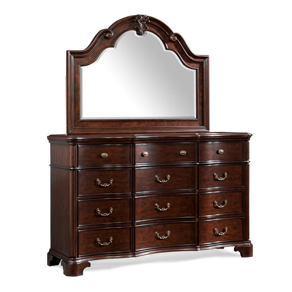 Elements International Tabasco 12-Drawer Dresser with Mirror TB600DRMR IMAGE 1