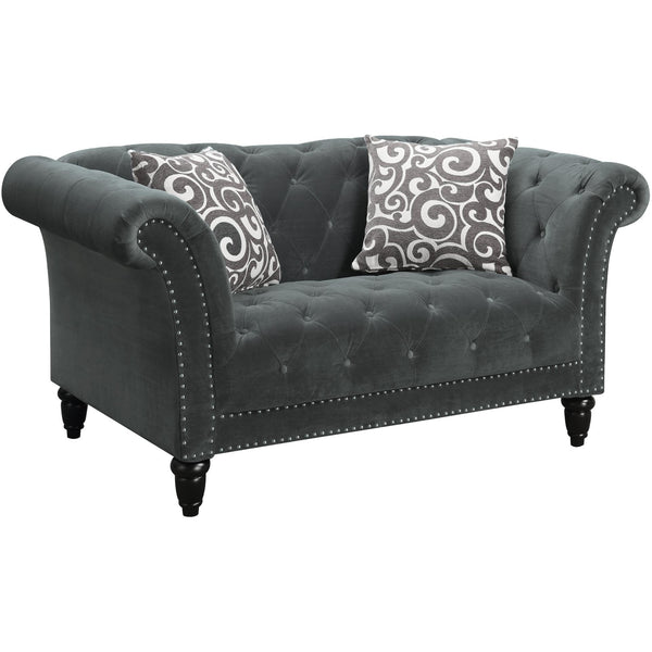 Elements International Twain Stationary Fabric Loveseat UTW212200 IMAGE 1