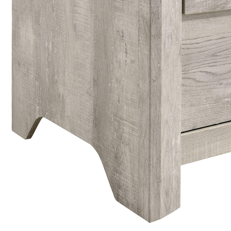 Elements International Ellen 2-Drawer Nightstand EL700NS IMAGE 4