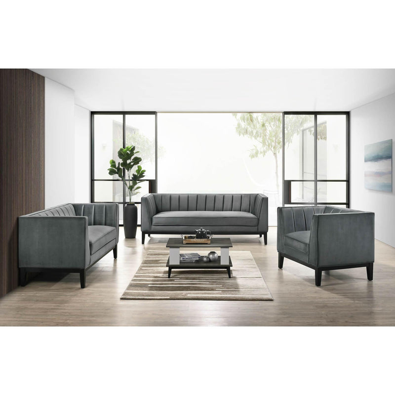 Elements International Calais Stationary Fabric Sofa UCI3684302 IMAGE 9