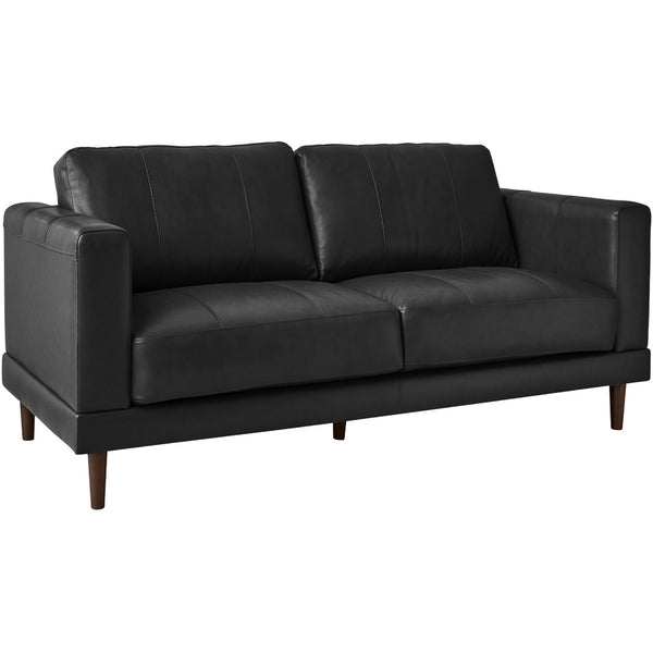 Elements International Hampton Stationary Leather Loveseat UHT3782200 IMAGE 1