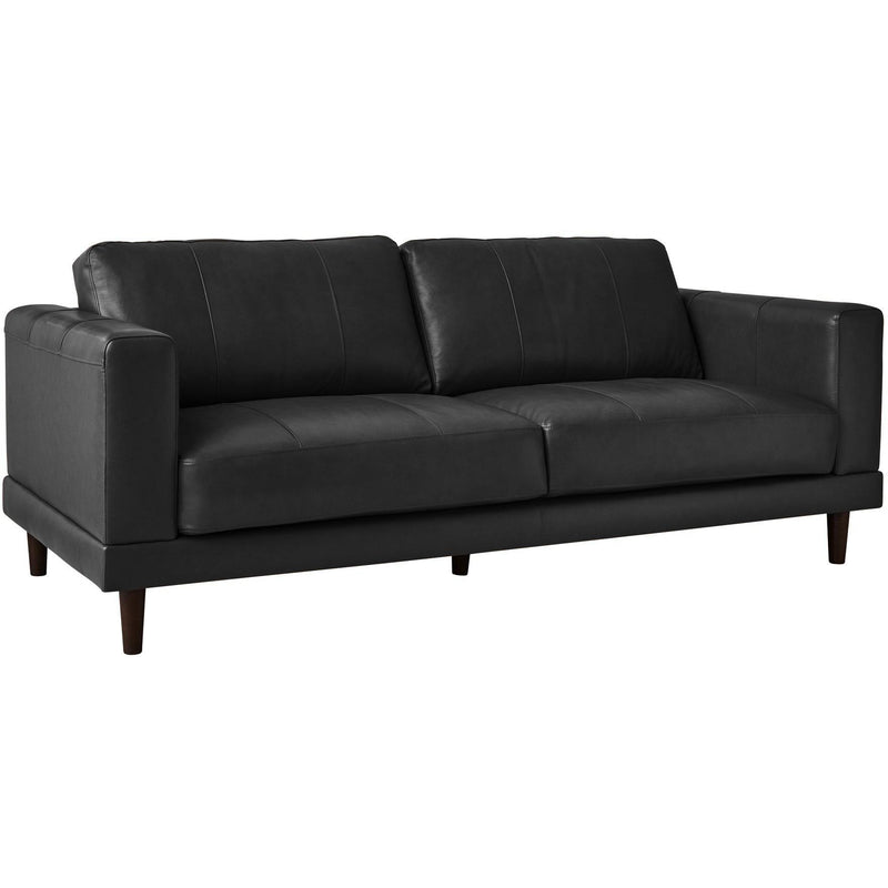 Elements International Hampton Stationary Leather Sofa UHT3782300 IMAGE 1