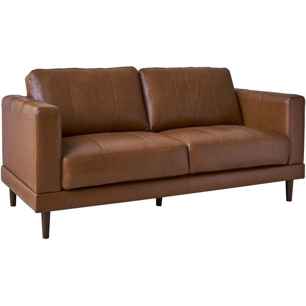 Elements International Hampton Stationary Leather Loveseat UHT3783200 IMAGE 1