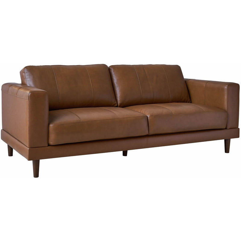 Elements International Hampton Stationary Leather Sofa UHT3783300 IMAGE 1