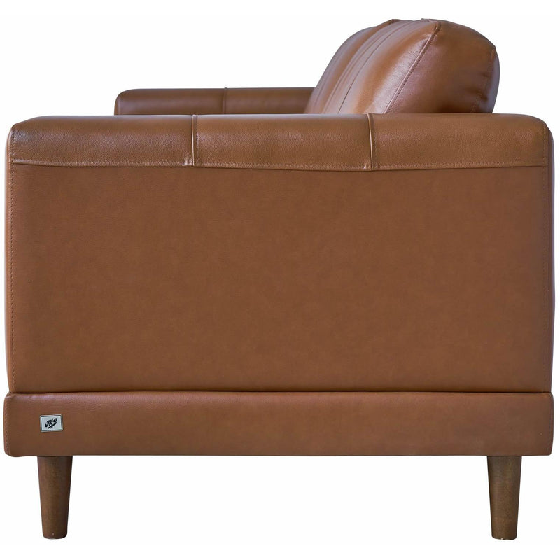 Elements International Hampton Stationary Leather Sofa UHT3783300 IMAGE 3