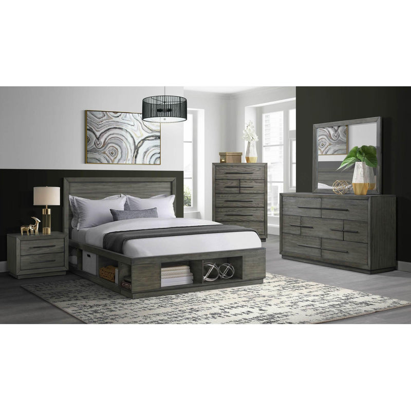 Elements International Elation King Platform Bed with Storage ET600KB IMAGE 8