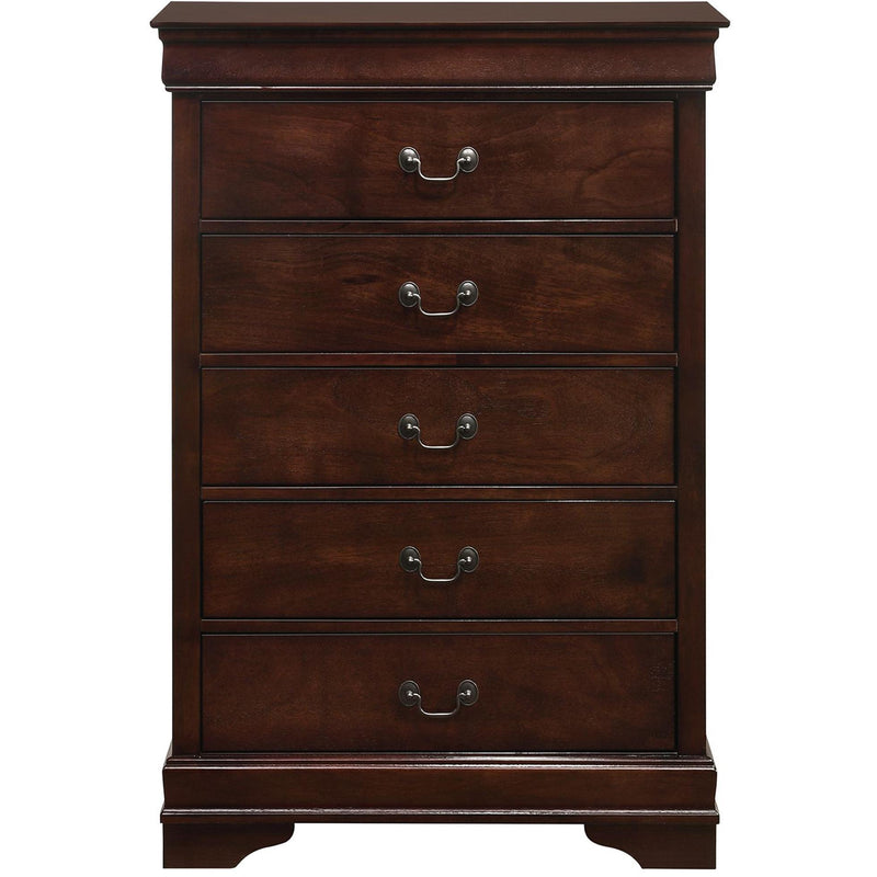 Elements International Louis Philippe 5-Drawer Chest B.11455.CH IMAGE 1