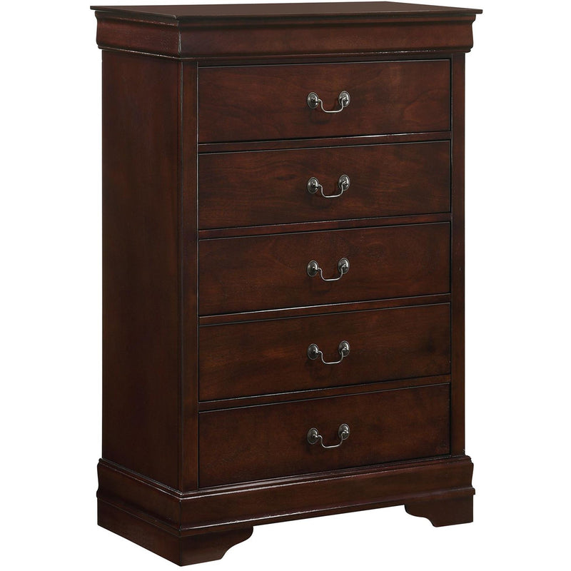 Elements International Louis Philippe 5-Drawer Chest B.11455.CH IMAGE 2