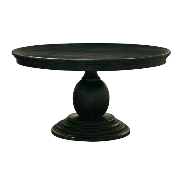 Elements International Round Britton Dining Table with Pedestal Base M.22137.DTC IMAGE 1