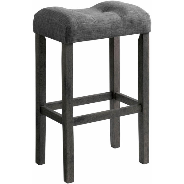 Elements International Oak Lawn Pub Height Stool D.14039.BSGE IMAGE 1