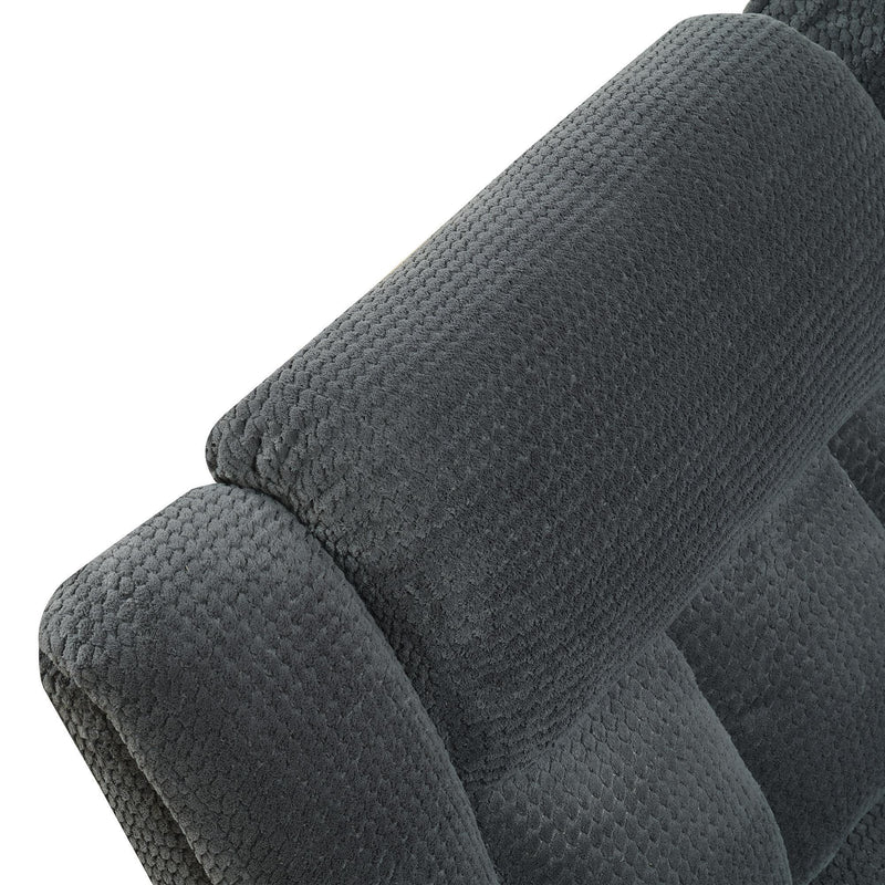 Elements International Santorini Power Fabric Recliner UST1393105PB IMAGE 3