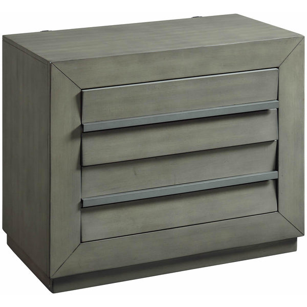 Elements International Zig 2-Drawer Nightstand B.25263.NS IMAGE 1