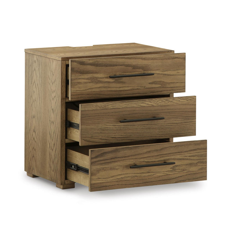 Signature Design by Ashley Dakmore 3-Drawer Nightstand B783-93 IMAGE 2