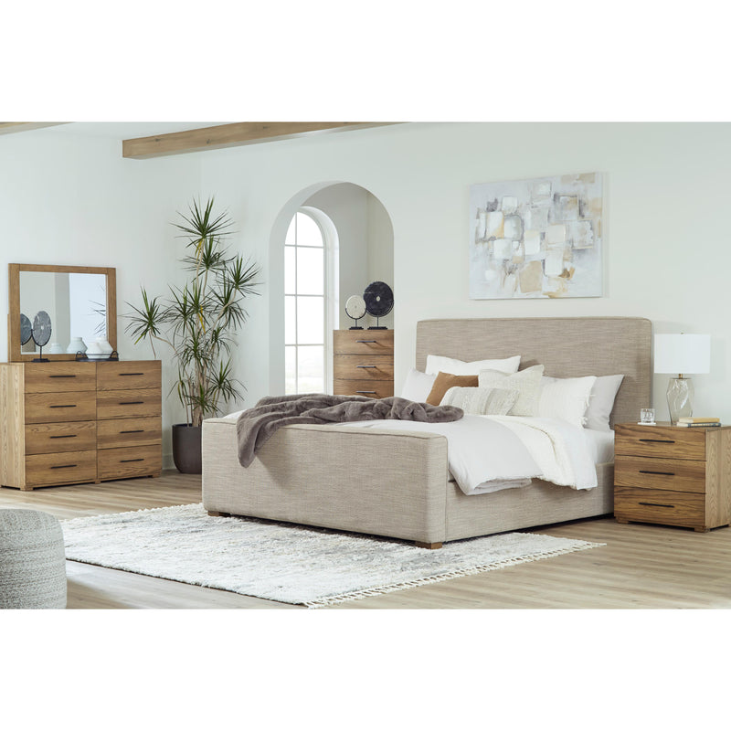 Signature Design by Ashley Dakmore King Upholstered Platform Bed B783-82/B783-97 IMAGE 12