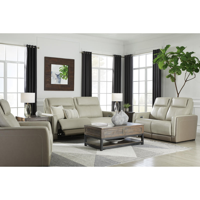 Signature Design by Ashley Battleville Power Leather Match Recliner U3070513 IMAGE 12