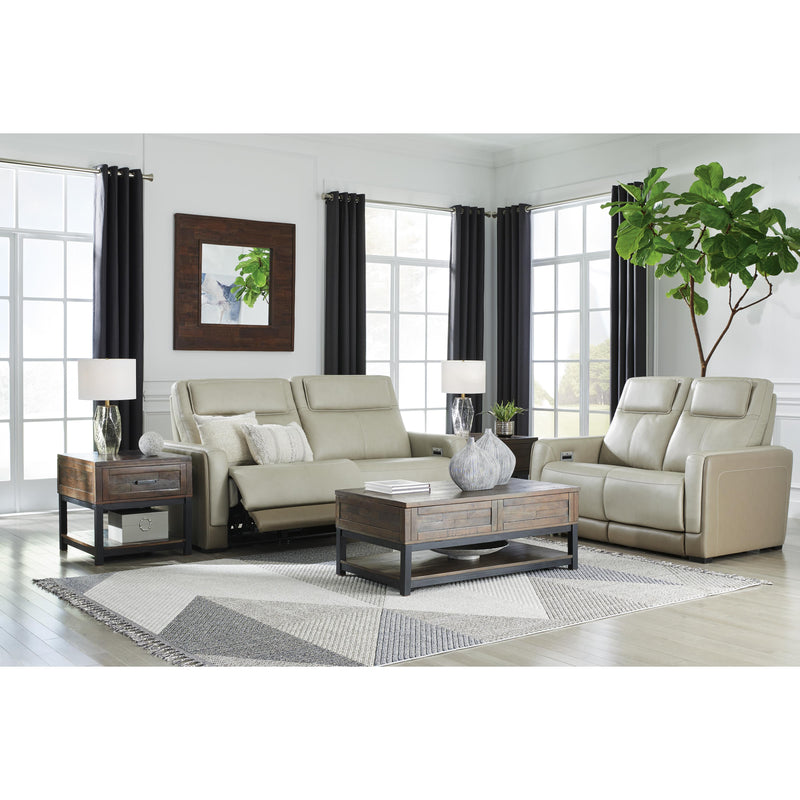 Signature Design by Ashley Battleville Power Reclining Leather Match Loveseat U3070514 IMAGE 11