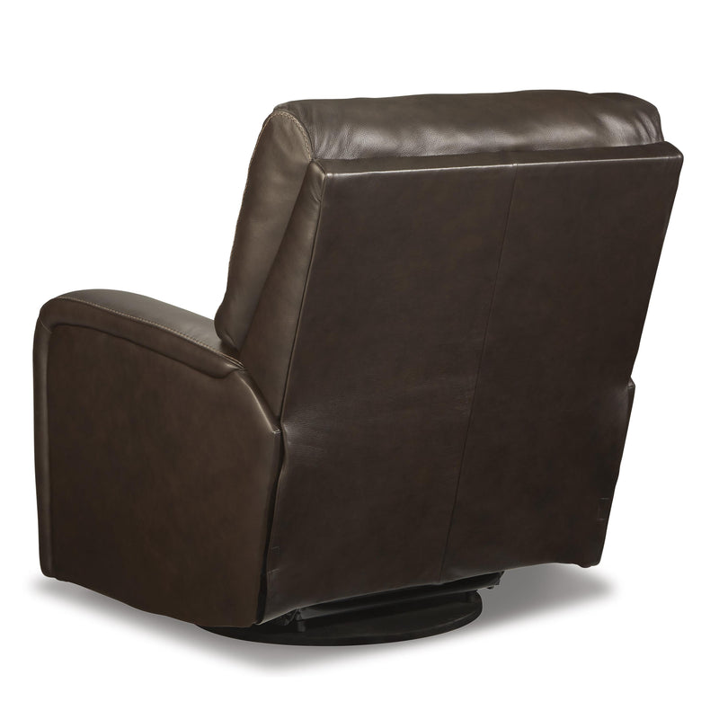 Signature Design by Ashley Emberla Swivel Glider Leather Match Recliner U4480561 IMAGE 4