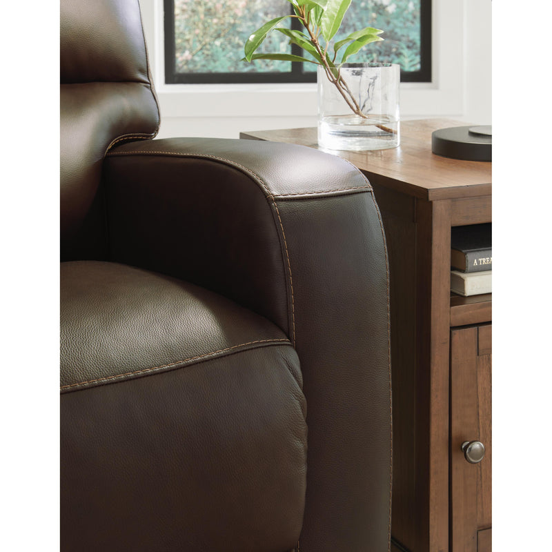 Signature Design by Ashley Emberla Swivel Glider Leather Match Recliner U4480561 IMAGE 7