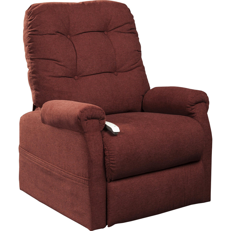 Ultimate Power Recliner Fabric - Lift Chair MM-4001 Chaise Lounger - Popstitch Chianti IMAGE 1