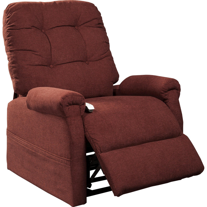 Ultimate Power Recliner Fabric - Lift Chair MM-4001 Chaise Lounger - Popstitch Chianti IMAGE 4