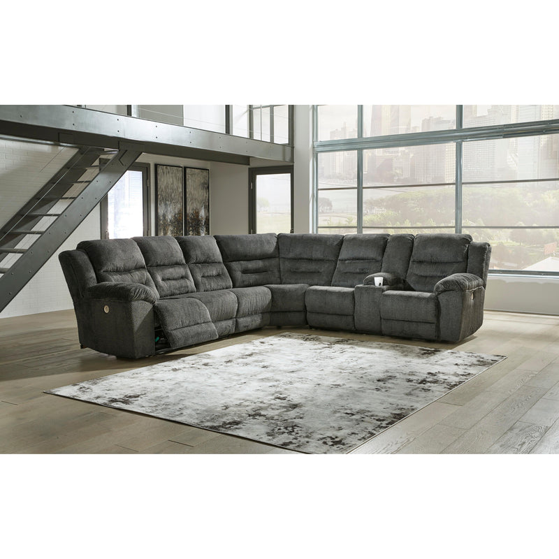 Signature Design by Ashley Nettington Power Reclining Fabric 4 pc Sectional 4410163/4410146/4410177/4410190 IMAGE 3