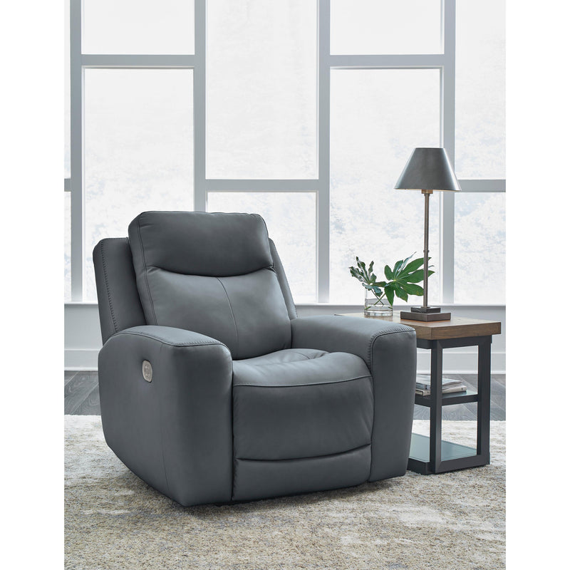 Signature Design by Ashley Mindanao Power Leather Match Recliner U5950413 IMAGE 6