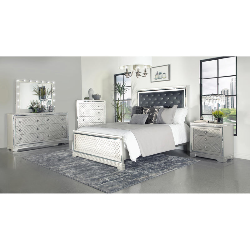 Coaster Furniture Eleanor California King Upholstered Panel Bed 223461KW IMAGE 2