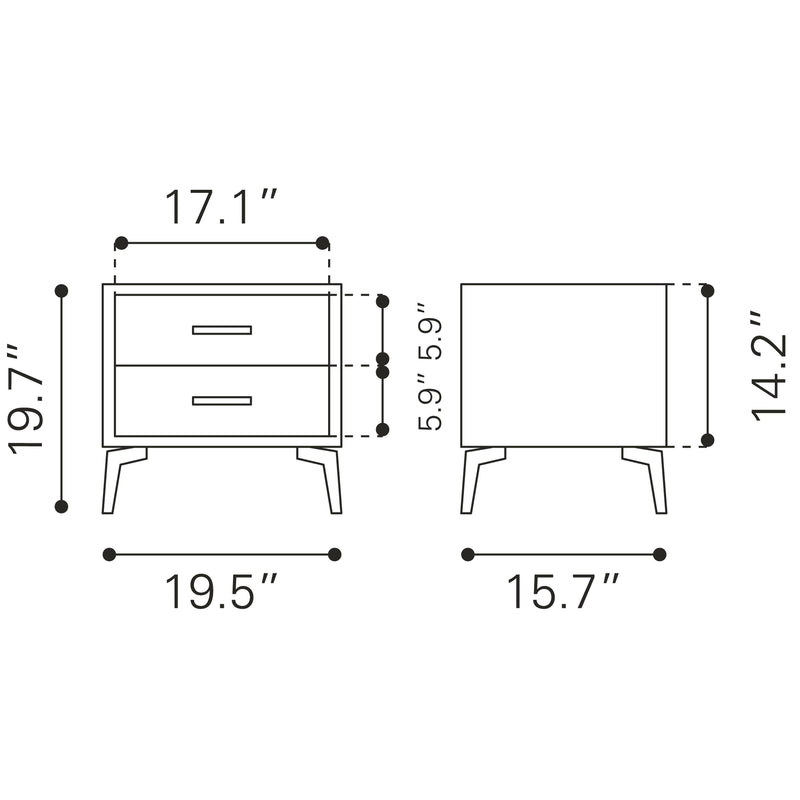 Zuo Montana End Table 109624 IMAGE 11