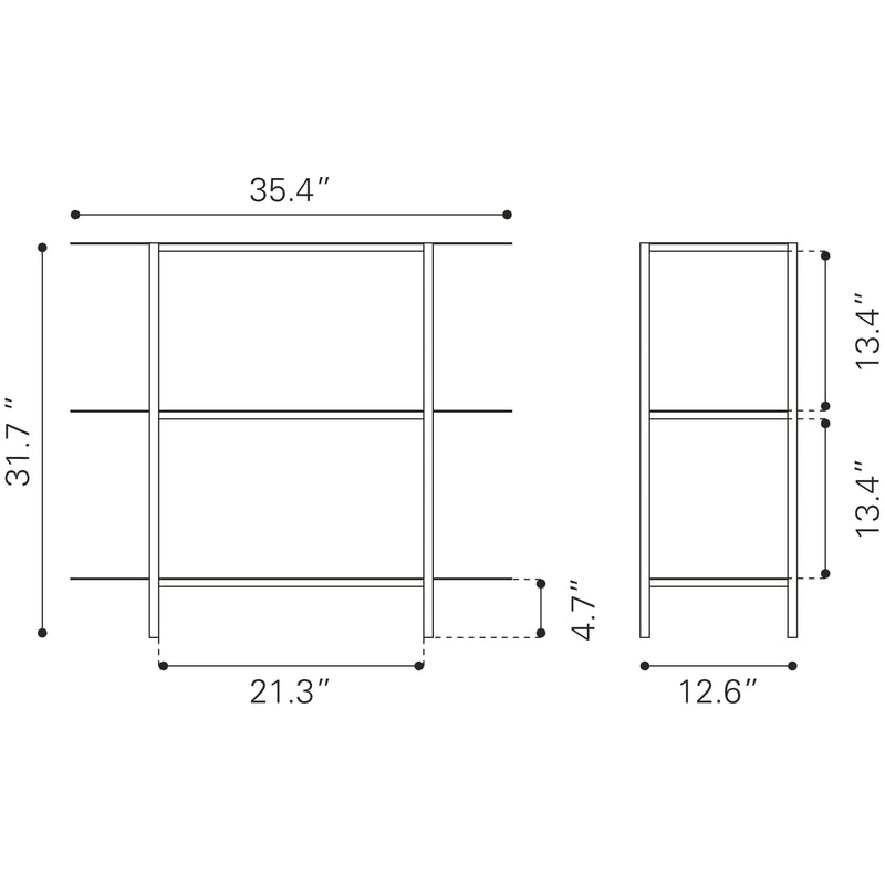 Zuo Tre Console Table 109417 IMAGE 8