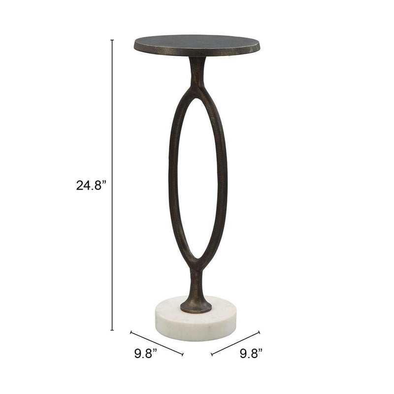 Zuo Bonita 109881 Accent Table - Bronze IMAGE 10