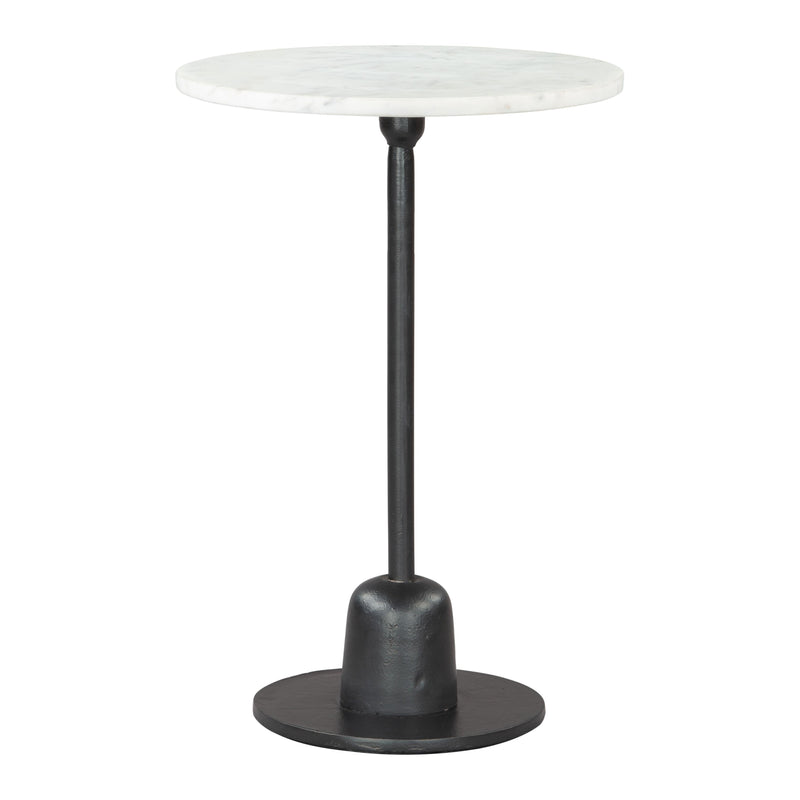 Zuo Whammy 109567 Side Table - White & Black IMAGE 1