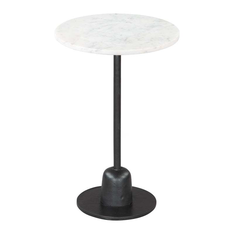 Zuo Whammy 109567 Side Table - White & Black IMAGE 2