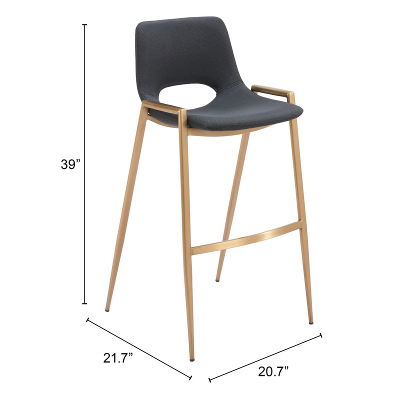 Zuo Desi Pub Height Stool 109555 IMAGE 9