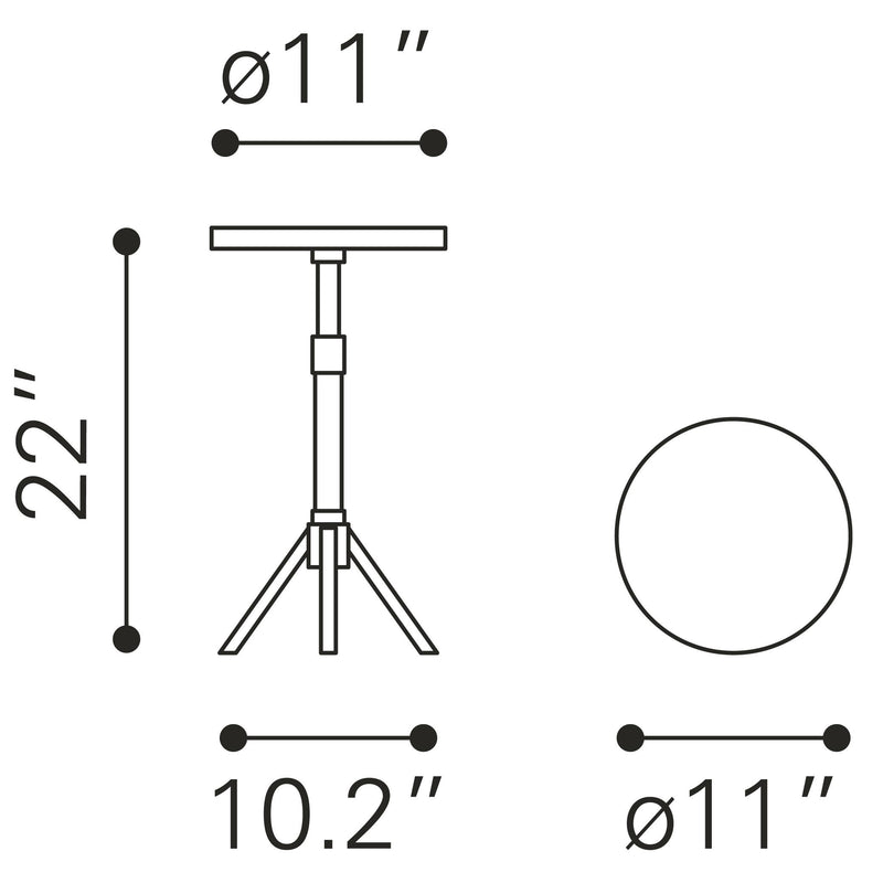 Zuo Maurice End Table 109561 IMAGE 10