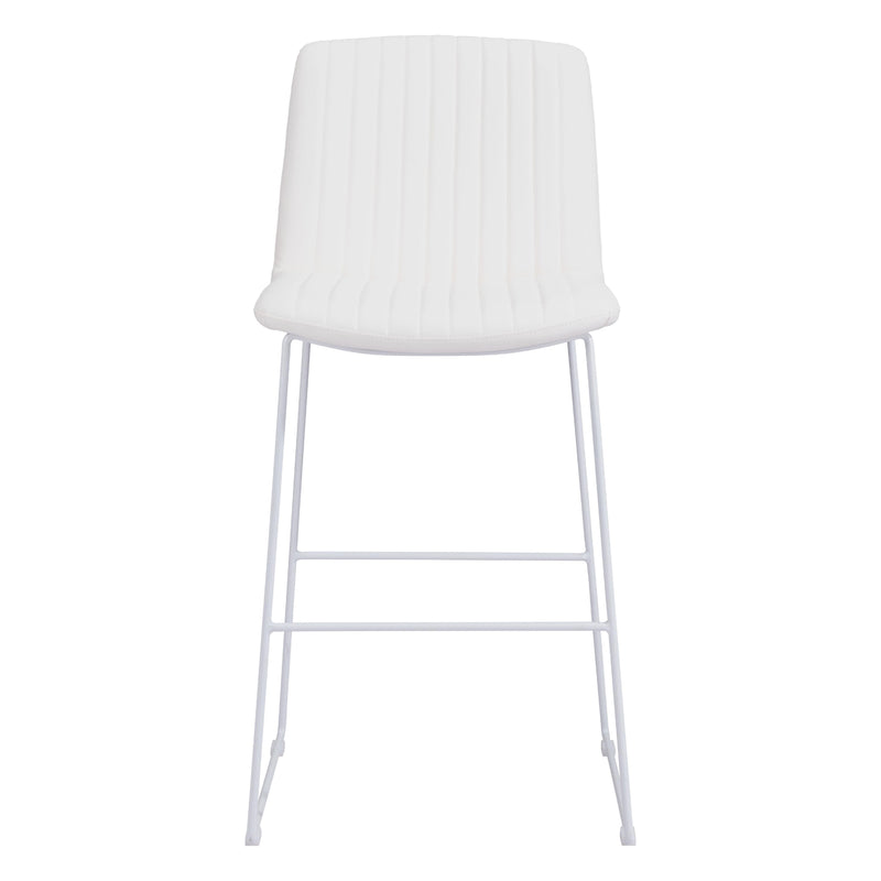 Zuo Mode 109483 Barstool - White IMAGE 3