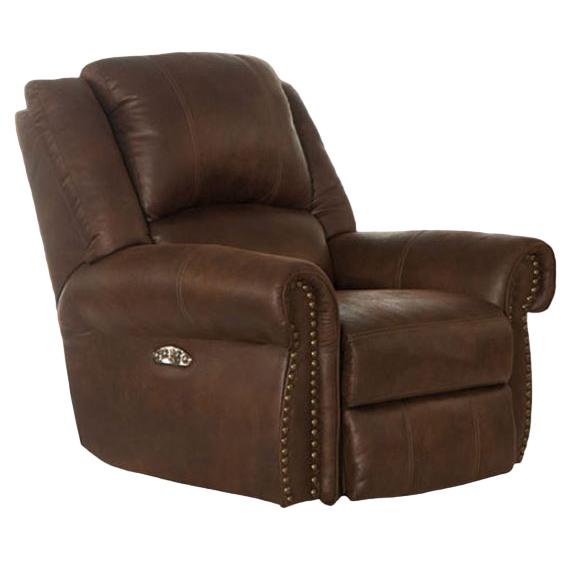 Catnapper Pickett Swivel Glider Leather Look Recliner 31305 1176-29/1276-29 IMAGE 1