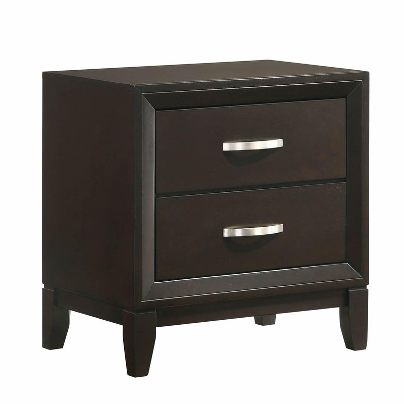 Elements International Beaumont 2-Drawer Nightstand B.1140.NS IMAGE 1