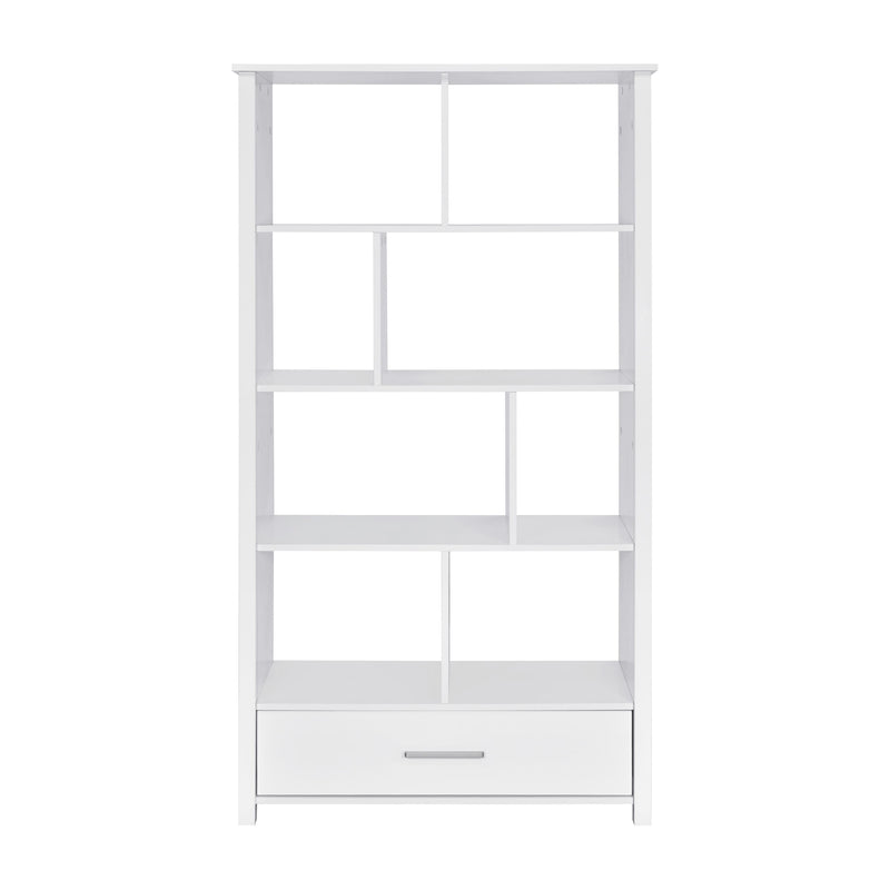 Coaster Furniture Dylan 801574 Rectangular 8-Shelf Bookcase - White IMAGE 4