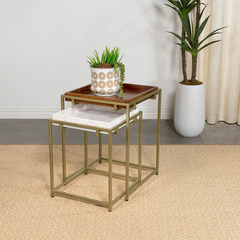 Coaster Furniture Bolden Nesting Tables 936172 IMAGE 2